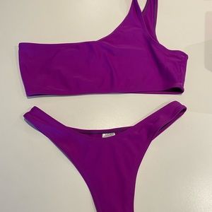 Purple Two-Piece Bikini / Bathing Suit (S/M)